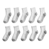 Boys' Tek Gear® 10-Pack Lightweight Quarter-Crew Performance Socks 2 Boys' Tek Gear® 10-Pack Lightweight Quarter-Crew Performance Socks -Tek Gear Fashion 3043536 White