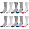 Boys Tek Gear® 10-Pack Performance Crew Socks -Tek Gear Fashion 3619225 White Lite