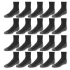 Boys Tek Gear® 20-Pack Lightweight Performance Ankle Socks -Tek Gear Fashion 3758294 Black Charcoal