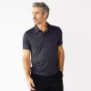 Men's Tek Gear® DryTek Polo 1 Men's Tek Gear® DryTek Polo -Tek Gear Fashion 3996367 Ash Black