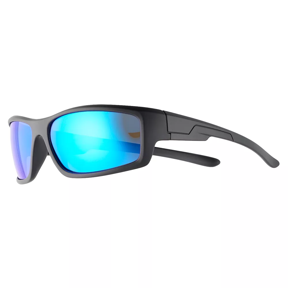 Men's Tek Gear® Floating-Frame Black Wrap Sunglasses 3 Men's Tek Gear® Floating-Frame Black Wrap Sunglasses