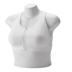 Plus Size Tek Gear® Zip-Front Medium Impact Sports Bra
