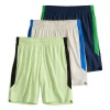 Men's Tek Gear® 3-Pack Dry Tek Shorts -Tek Gear Fashion 4840108 Green Navy Sahara Wind