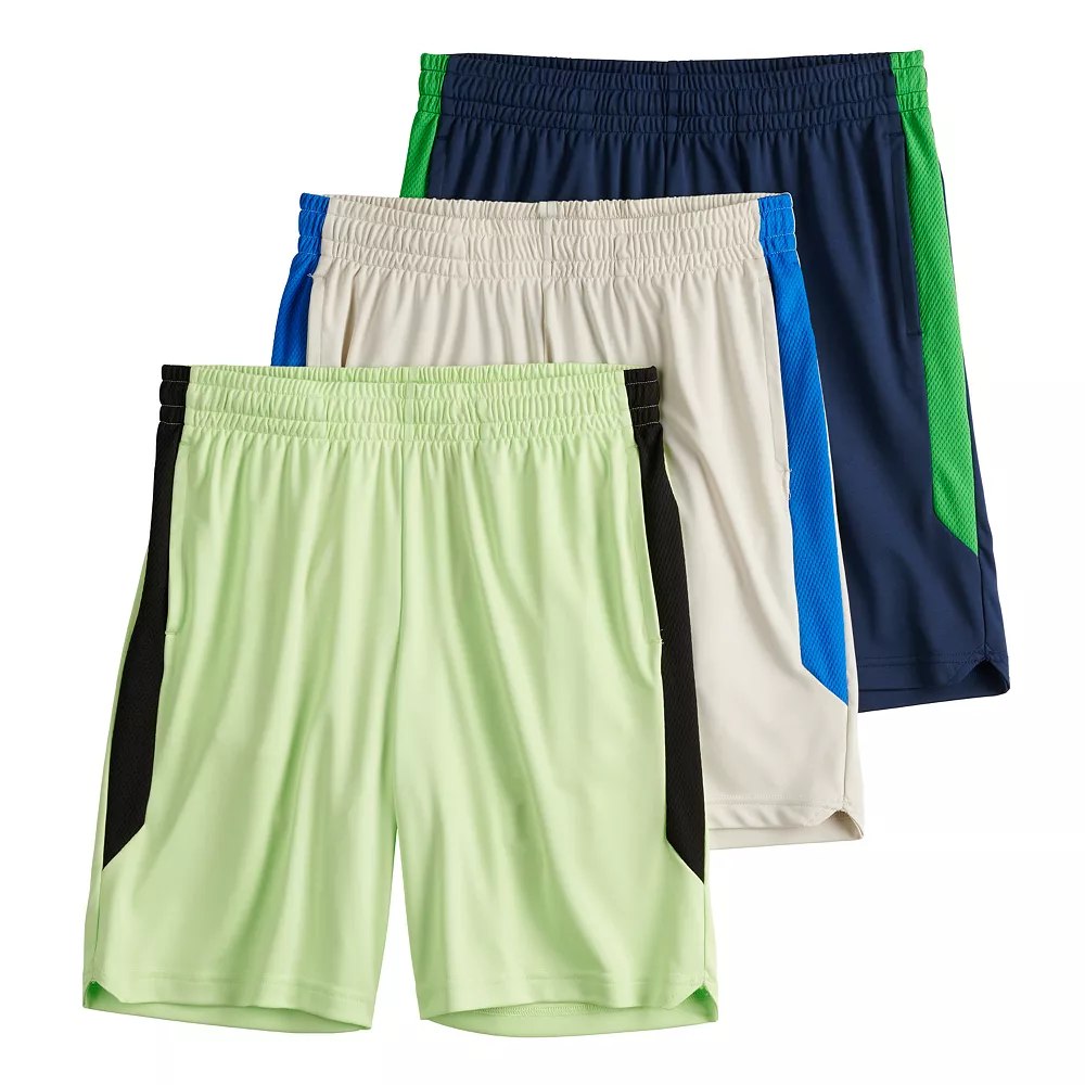 Men's Tek Gear® 3-Pack Dry Tek Shorts 3 Men's Tek Gear® 3-Pack Dry Tek Shorts