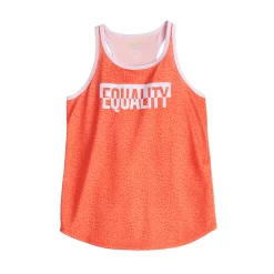 Girls 7-16 Tek GearĀ® Graphic Tank Top In Regular & Plus