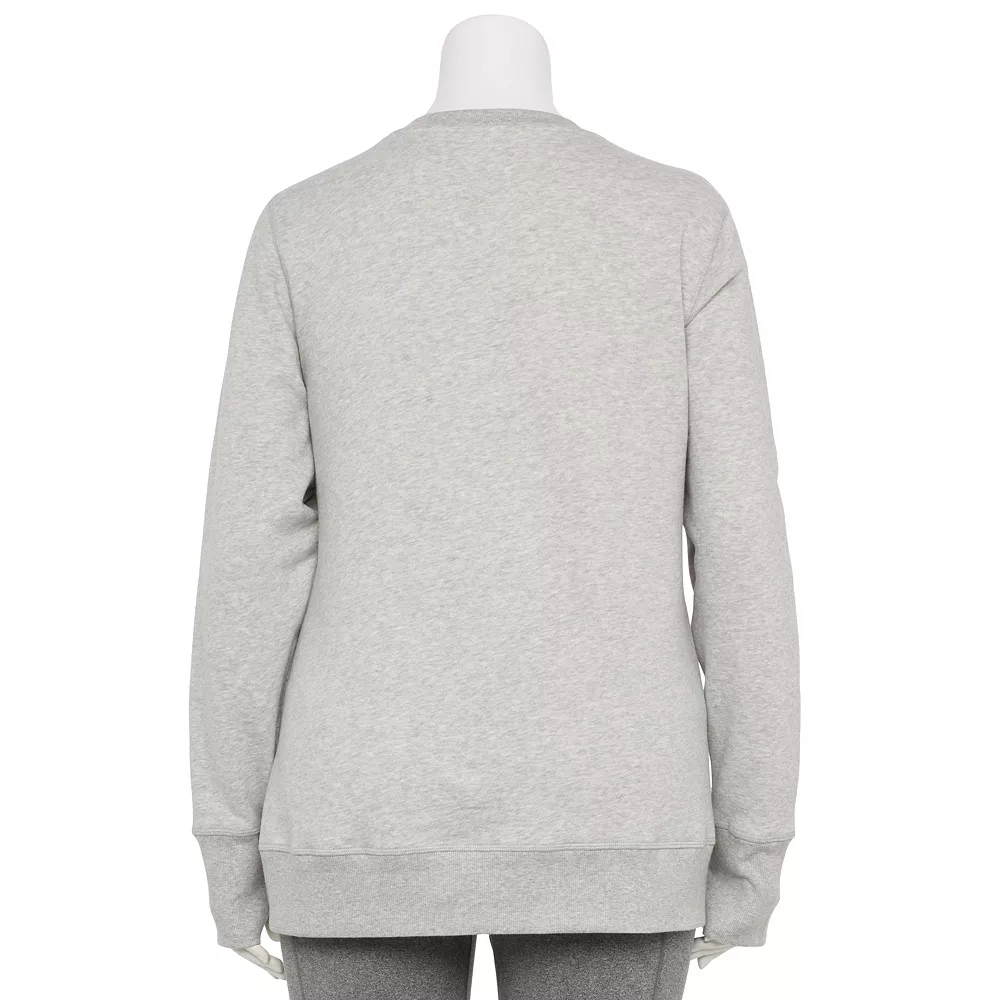 Plus Size Tek Gear® Ultrasoft Fleece Crewneck Sweatshirt 4 Plus Size Tek Gear® Ultrasoft Fleece Crewneck Sweatshirt - Image 2