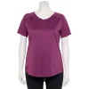 Plus Size Tek Gear® Performance Core V-Neck Tee -Tek Gear Fashion 5016444 Ravishing Orchid