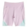 Girls 7-16 Tek Gear® Colorblock High-Waisted Side Pocket Bike Shorts In Regular & Plus 1 Girls 7-16 Tek Gear® Colorblock High-Waisted Side Pocket Bike Shorts In Regular & Plus -Tek Gear Fashion 5217776 Daydream Purple