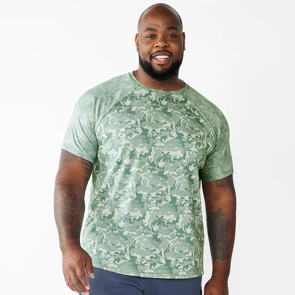 Big & Tall Tek Gear® Printed Jacquard Tee 3 Big & Tall Tek Gear® Printed Jacquard Tee