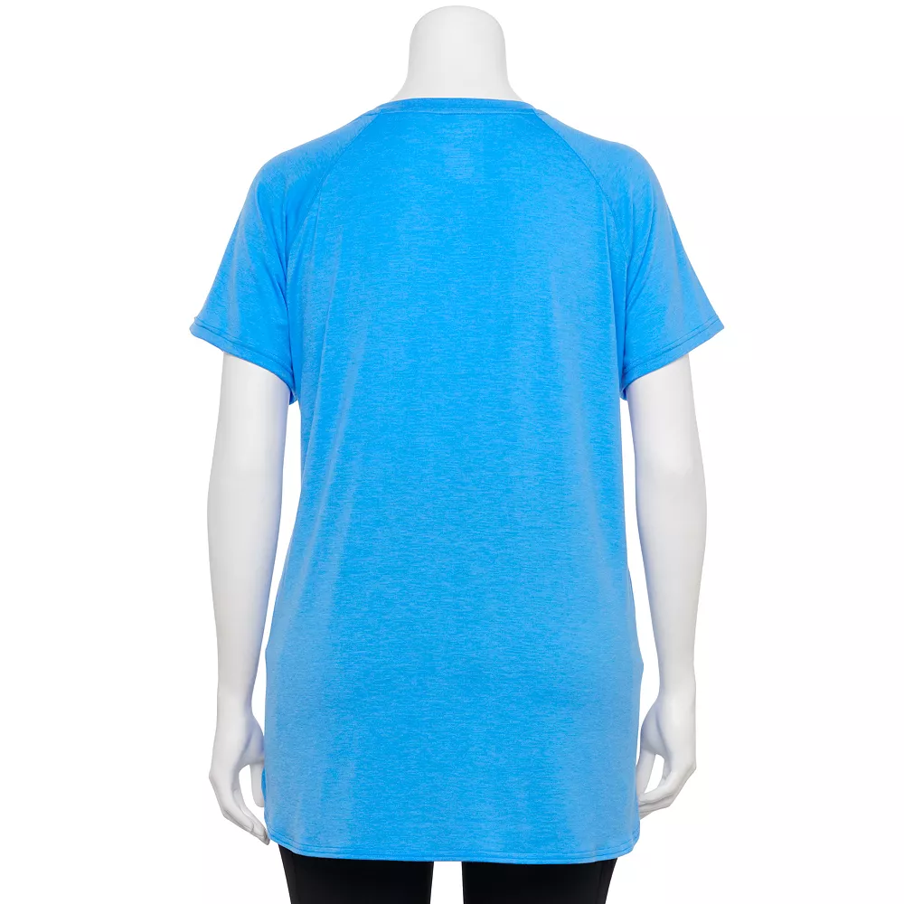 Plus Size Tek Gear® High Slit Tunic Tee 4 Plus Size Tek Gear® High Slit Tunic Tee - Image 2