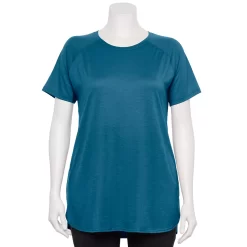 Plus Size Tek GearĀ® High Slit Tunic Tee