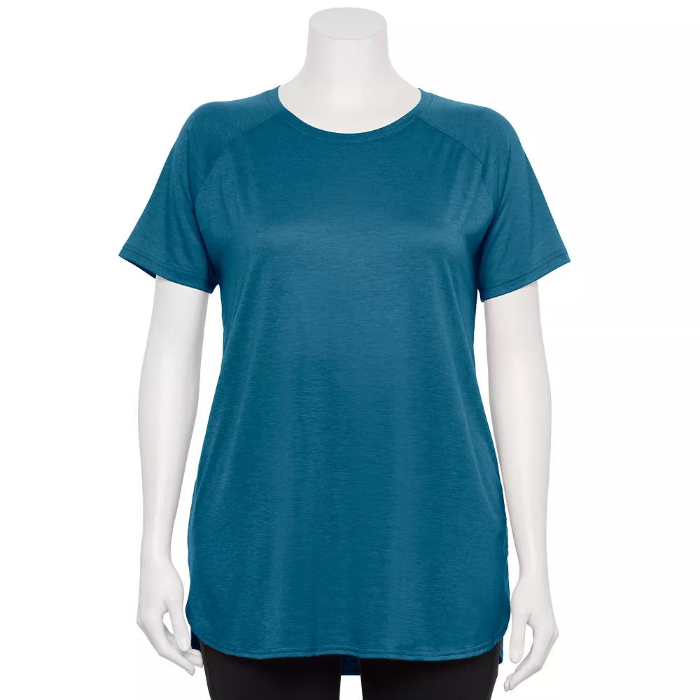 Plus Size Tek Gear® High Slit Tunic Tee 3 Plus Size Tek Gear® High Slit Tunic Tee
