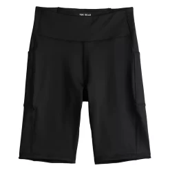 Plus Size Tek Gear® Core 9-in. High-Waisted Bike Shorts -Tek Gear Fashion 5227481 ALT2