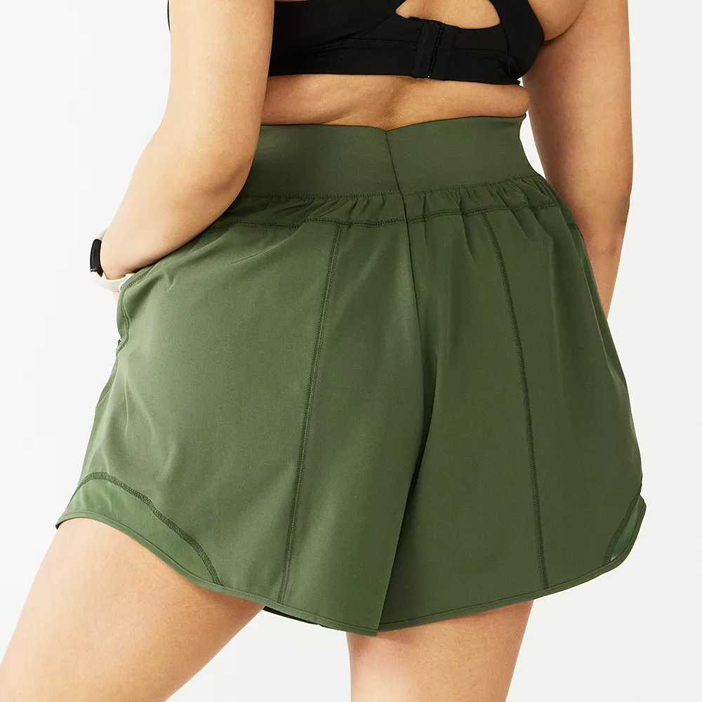 Plus Size Tek Gear® Multi-Purpose Workout Shorts 4 Plus Size Tek Gear® Multi-Purpose Workout Shorts - Image 2