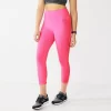 Women's Tek Gear® Seamless Capri Leggings -Tek Gear Fashion 5234831 Pink Boom
