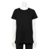 Petite Tek Gear® High Slit Tunic Tee 2 Petite Tek Gear® High Slit Tunic Tee -Tek Gear Fashion 5240647 Black