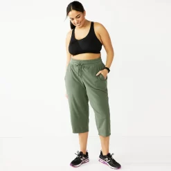 Plus Size Tek Gear® Essential Straight-Leg Capris 7 Plus Size Tek Gear® Essential Straight-Leg Capris -Tek Gear Fashion 5242843 ALT9