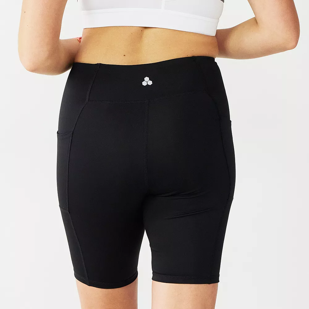 Women's Tek Gear® Core 9-in. High-Waisted Bike Shorts 4 Women's Tek Gear® Core 9-in. High-Waisted Bike Shorts - Image 2