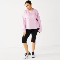 Plus Size Tek Gear® Run Popover Top -Tek Gear Fashion 5481926 ALT9