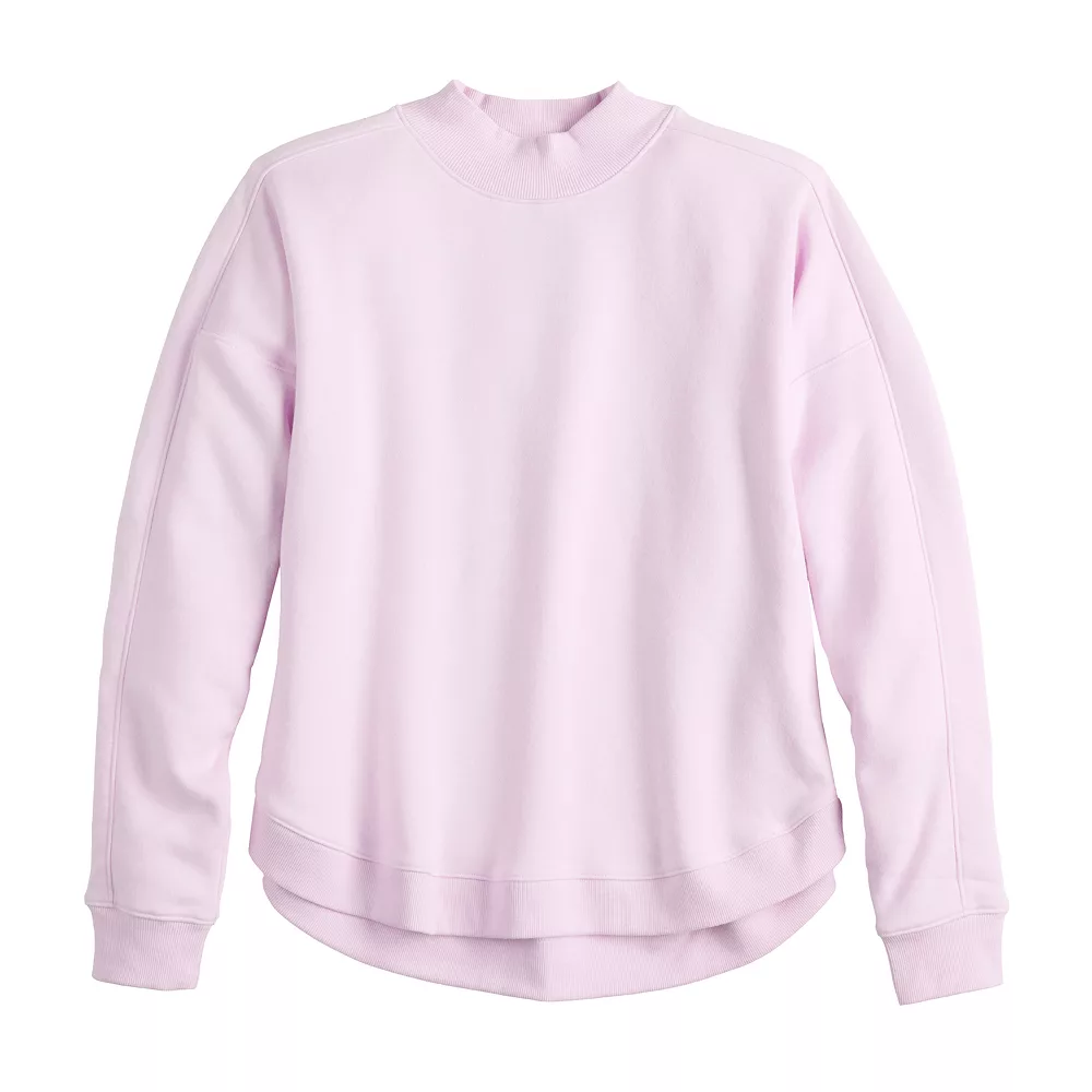 Women's Tek Gear® Ultrasoft Fleece Mockneck Sweatshirt 5 Women's Tek Gear® Ultrasoft Fleece Mockneck Sweatshirt - Image 3