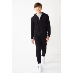 Kids 7-20 Tek Gear® Ultrasoft Fleece Full-Zip Hoodie In Regular & Husky -Tek Gear Fashion 5534110 ALT2