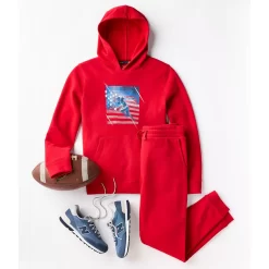 Kids 7-20 Tek Gear® Graphic Ultrasoft Fleece Hoodie In Regular & Husky -Tek Gear Fashion 5534351 ALT4