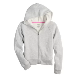Girls 7-16 Tek Gear® Ultrasoft Fleece Full-Zip Hoodie In Regular & Plus