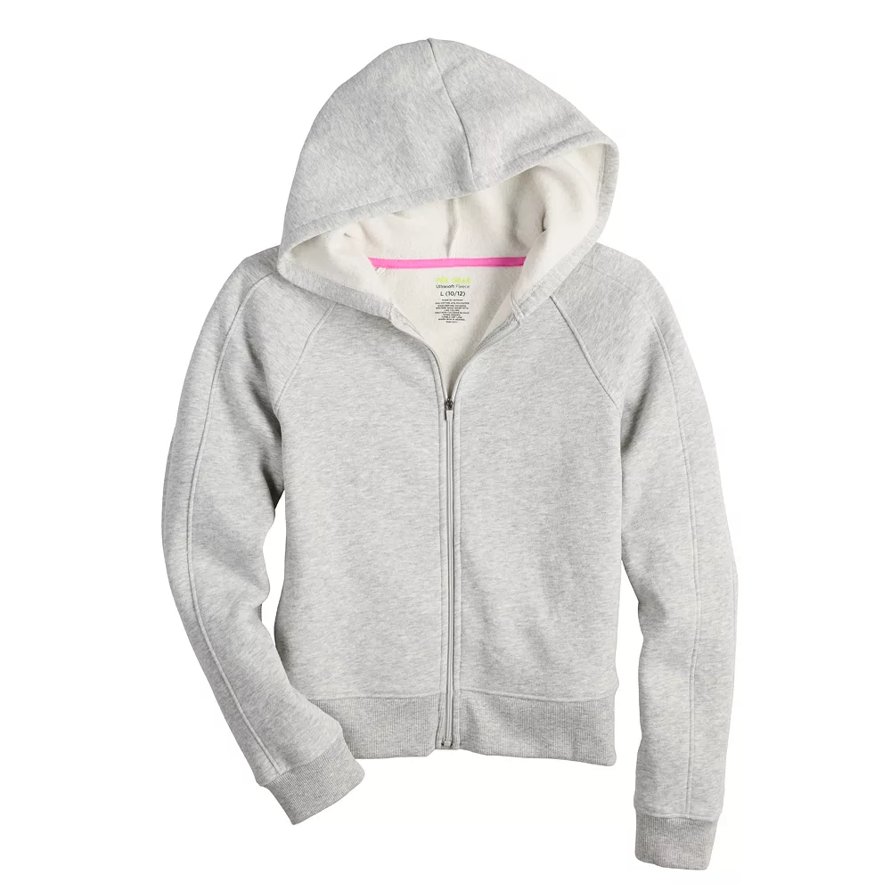 Girls 7-16 Tek Gear® Ultrasoft Fleece Full-Zip Hoodie In Regular & Plus 3 Girls 7-16 Tek Gear® Ultrasoft Fleece Full-Zip Hoodie In Regular & Plus