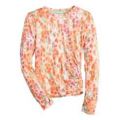 Girls 7-16 Tek Gear® Soft Tek Ruched Tee In Regular & Plus