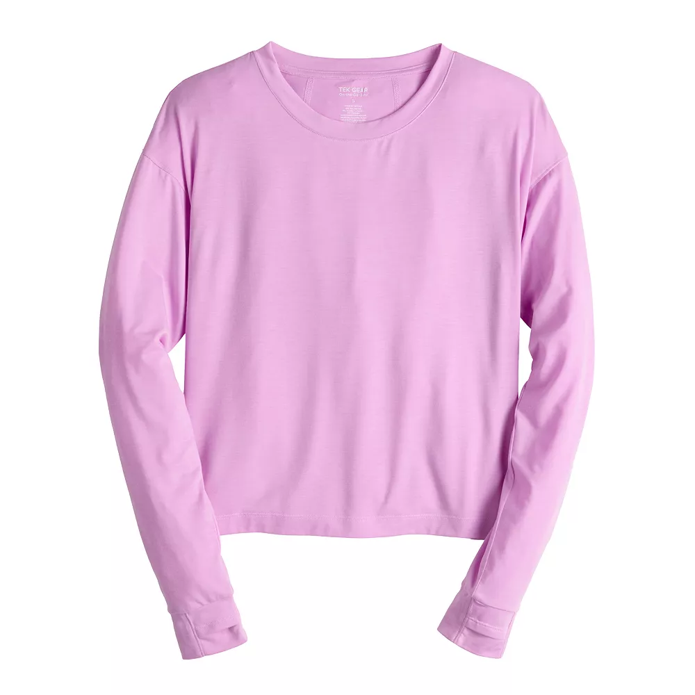Women's Tek Gear® Crewneck Long Sleeve Tee 5 Women's Tek Gear® Crewneck Long Sleeve Tee - Image 3