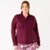 Plus Size Tek Gear® Performance Jacket -Tek Gear Fashion 5567923 Night Sangria