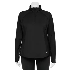 Plus Size Tek Gear® Quarter-Zip Performance Jacket