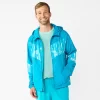 Men's Tek Gear® Windbreaker Jacket -Tek Gear Fashion 5614924 Teal Vertical Dye