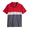 Boys 8-20 Tek Gear® Dry Tek Colorblock Polo In Regular & Husky -Tek Gear Fashion 5616511 Hawk Gray