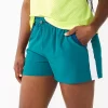 Women's Tek Gear® Woven Running Shorts 1 Women's Tek Gear® Woven Running Shorts -Tek Gear Fashion 5636868 Night Life Teal
