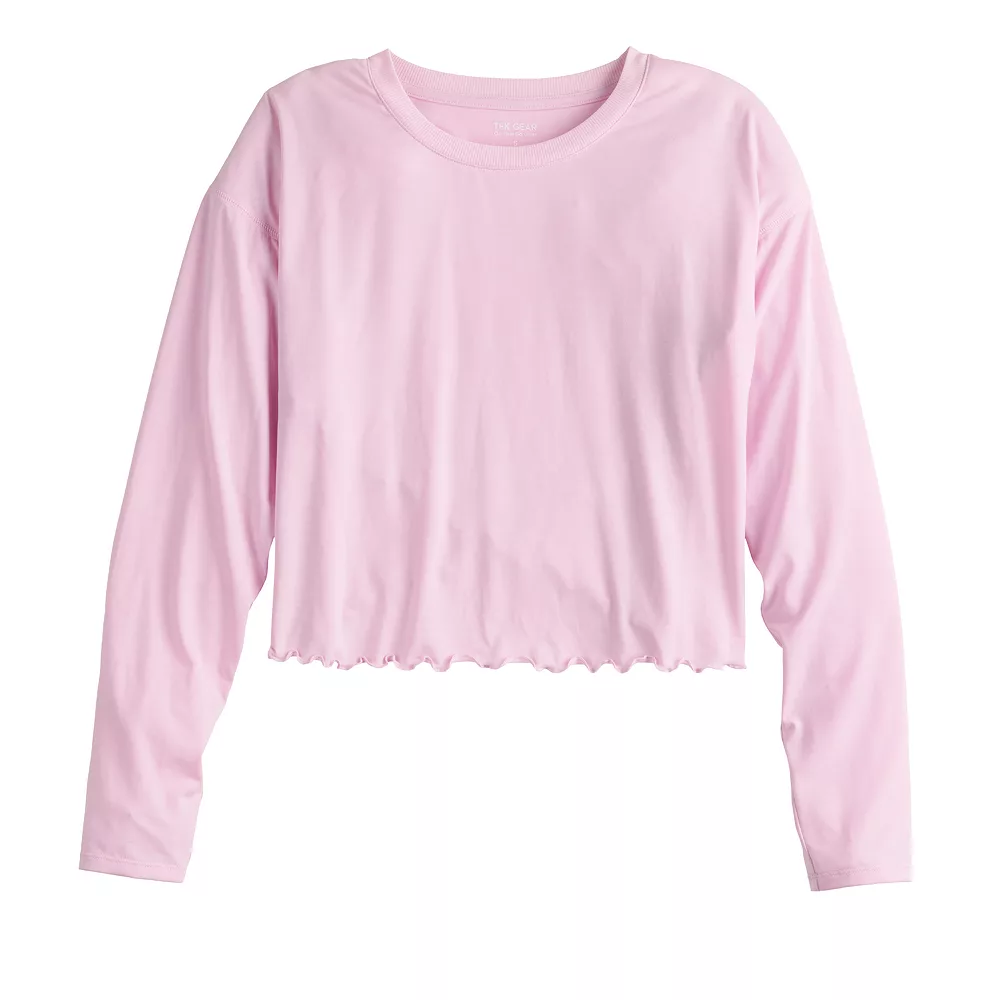 Women's Tek Gear® Lettuce-Edge Cross-Back Top 5 Women's Tek Gear® Lettuce-Edge Cross-Back Top - Image 3