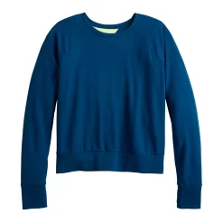 Women's Tek Gear® Keyhole Back Long-Sleeve Tee 10 Women's Tek Gear® Keyhole Back Long-Sleeve Tee -Tek Gear Fashion 5662107 ALT2