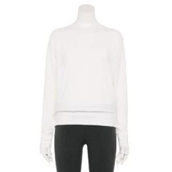 Women's Tek GearĀ® Keyhole Back Long-Sleeve Tee