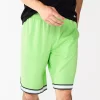 Men's Tek Gear® Retro Basketball Shorts -Tek Gear Fashion 5662293 Mint Black White
