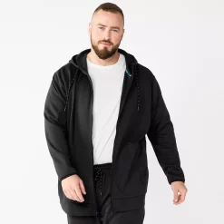 Big & Tall Tek Gear® Essential Fleece Full-Zip Hoodie