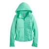 Girls 7-16 Tek Gear® Mixed Media Jacket In Regular & Plus -Tek Gear Fashion 5674143 Shy Green