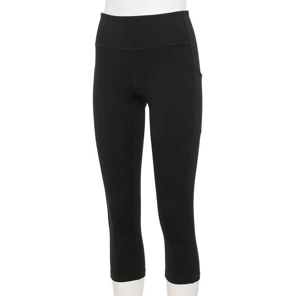 Petite Tek Gear® Ultrastretch Pocket High-Waisted Capri Leggings 3 Petite Tek Gear® Ultrastretch Pocket High-Waisted Capri Leggings