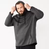 Big & Tall Tek Gear® Performance Fleece Hoodie -Tek Gear Fashion 5679254 Black Hawk