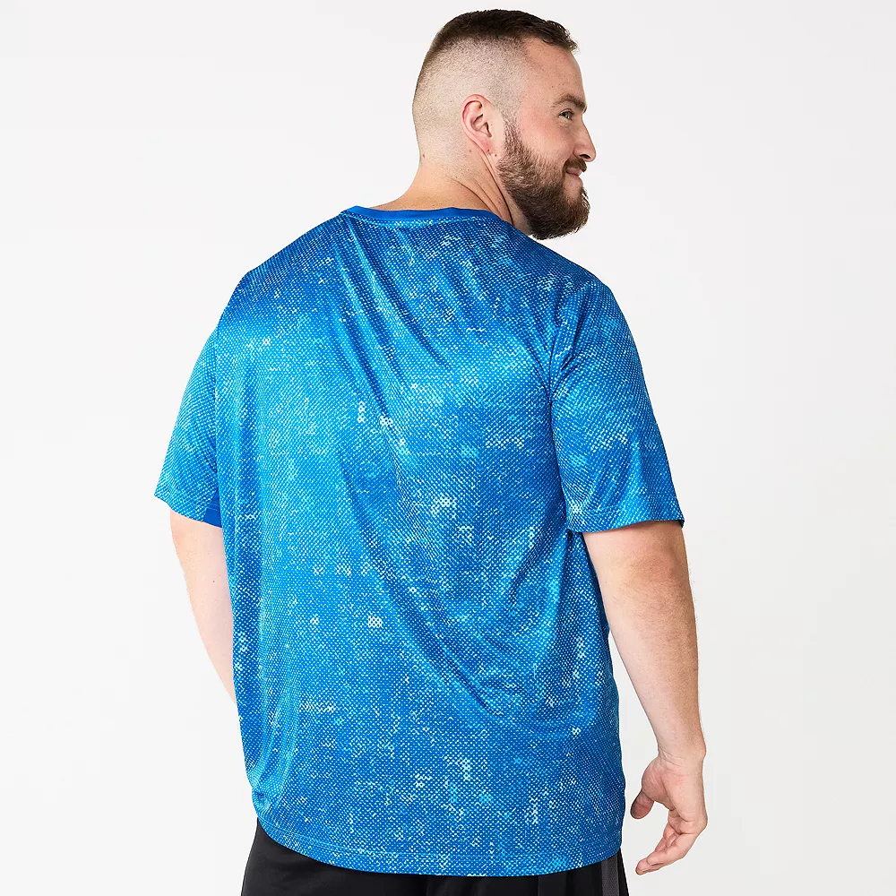 Big & Tall Tek Gear® Printed Dry Tek Tee 4 Big & Tall Tek Gear® Printed Dry Tek Tee - Image 2