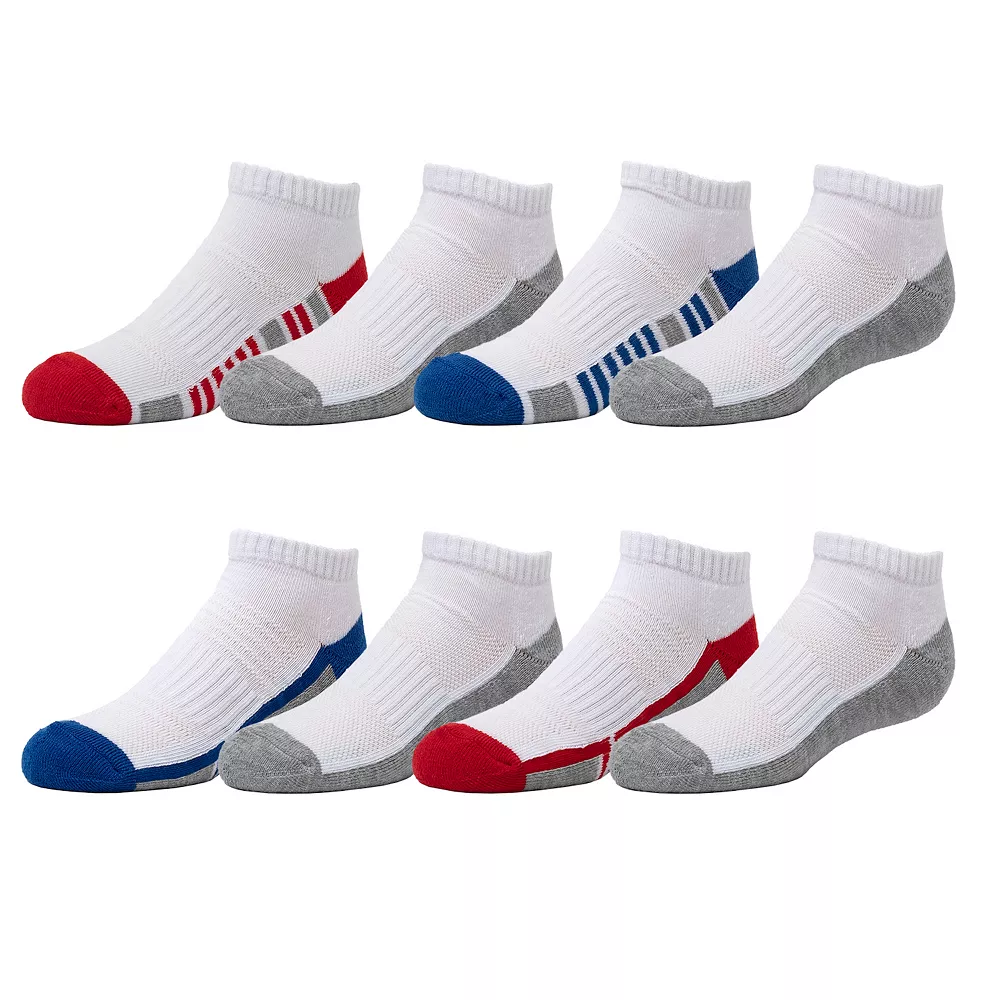 Boys Tek Gear® Cushioned 8-pack Performance No-Show Socks 4 Boys Tek Gear® Cushioned 8-pack Performance No-Show Socks - Image 2
