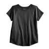 Girls 7-20 Tek Gear® Short Sleeve Soft Tek Performance Tee In Regular & Plus -Tek Gear Fashion 5831287 Mineral Black