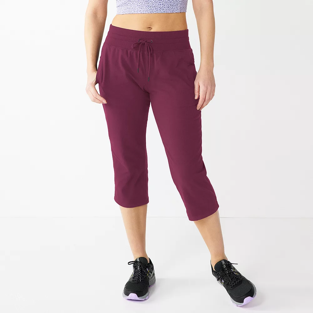 Women's Tek Gear® Essential Straight-Leg Workout Capris 3 Women's Tek Gear® Essential Straight-Leg Workout Capris