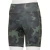 Women's Tek Gear® Core High-Waisted Bike Shorts -Tek Gear Fashion 6264663 Olive Camo