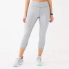 Petite Tek Gear® Core High-Waisted Capri Leggings -Tek Gear Fashion 6264767 Gray