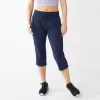 Petite Tek Gear® Essential Straight-Leg Workout Capris -Tek Gear Fashion 6264873 Navy Romance